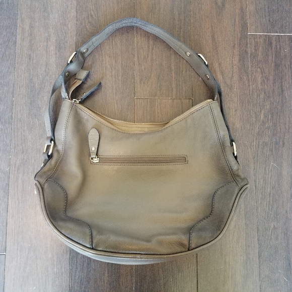 Danier Light Brown Leather Satchel Purse - Picture 4 of 9